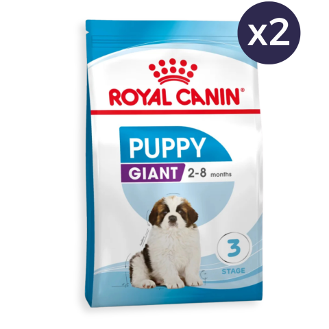 Hrană Uscată Câini - Pachet Economic ROYAL CANIN Giant Puppy, hrană uscată câine junior etapa 1 de crestere, 2x15kg