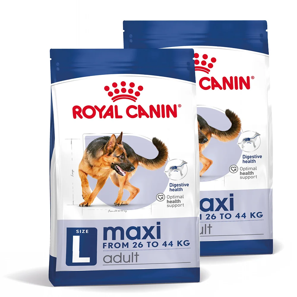 Câini - Pachet Economic ROYAL CANIN Maxi Adult, hrană uscată câine, 2x15kg