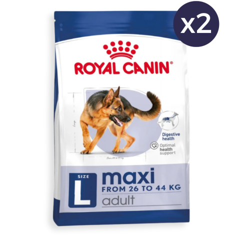 Pachet Economic ROYAL CANIN Maxi Adult, hrană uscată câine, 2x15kg