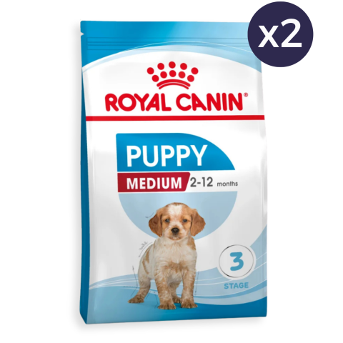 Câine Junior - Pachet Economic ROYAL CANIN Medium Puppy, hrană uscată câine junior, 2x15kg
