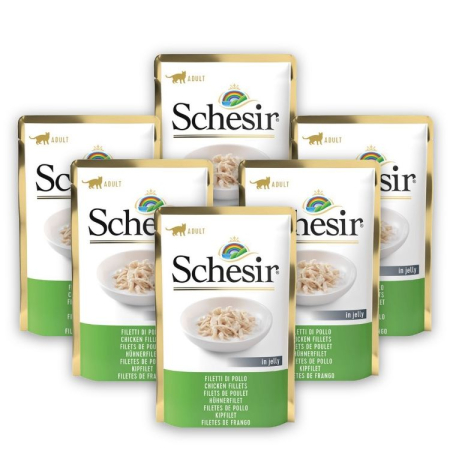 Pachet SCHESIR Cat Plic Pui File 6x85g