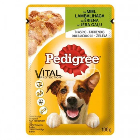 Câini - Hrana Umeda Caini PEDIGREE Adult Miel in Aspic 100g