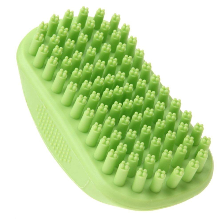 4DOG Perie Șamponare și Masaj pentru Câine, Silicon, 12cm [0]