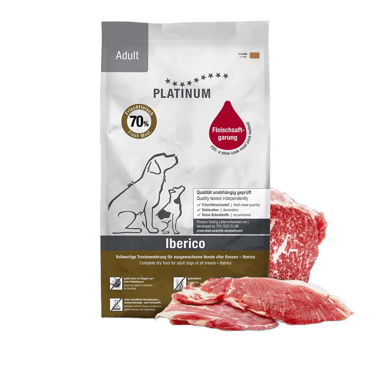 Câine Adult - PLATINUM Natural, Hrană Uscată Câine Adult, Iberico, 5kg