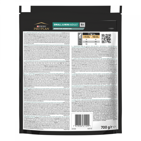 PRO PLAN Sensitive Digestion, Hrană Uscată Câine Adult, Talie Mică și Foarte Mică, Miel, 700g [1]