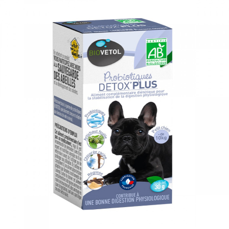 Probiotic Detox Plus Caini Talie Mica 30gr