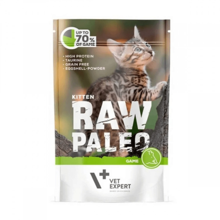 Hrana Umeda Pisici RAW PALEO Kitten Vanat 100g