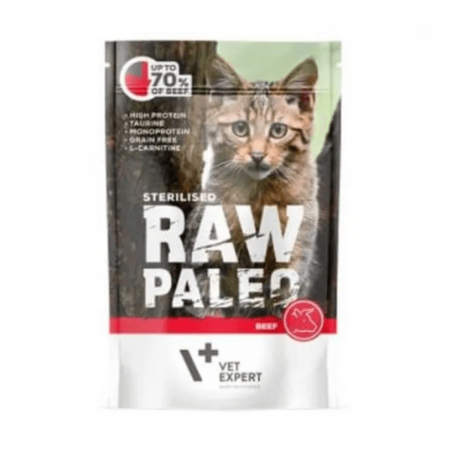 Hrana Umeda Pisici RAW PALEO Sterilizat Vita 100g