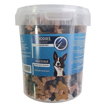 Câini - Recompense pentru Câine Adult, 4DOG GOODIES Trainer, Mix, 500g