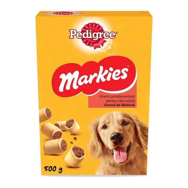 Biscuiți - Recompense pentru Câine Adult, PEDIGREE Markies, Biscuiți, 500g