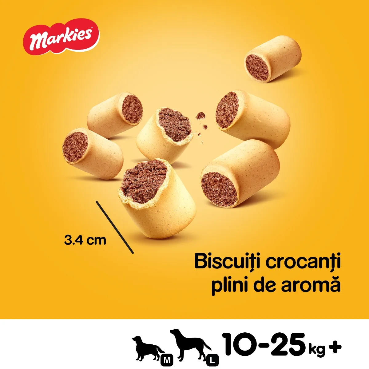 Recompense pentru Câine Adult, PEDIGREE Markies, Biscuiți, 500g [2]