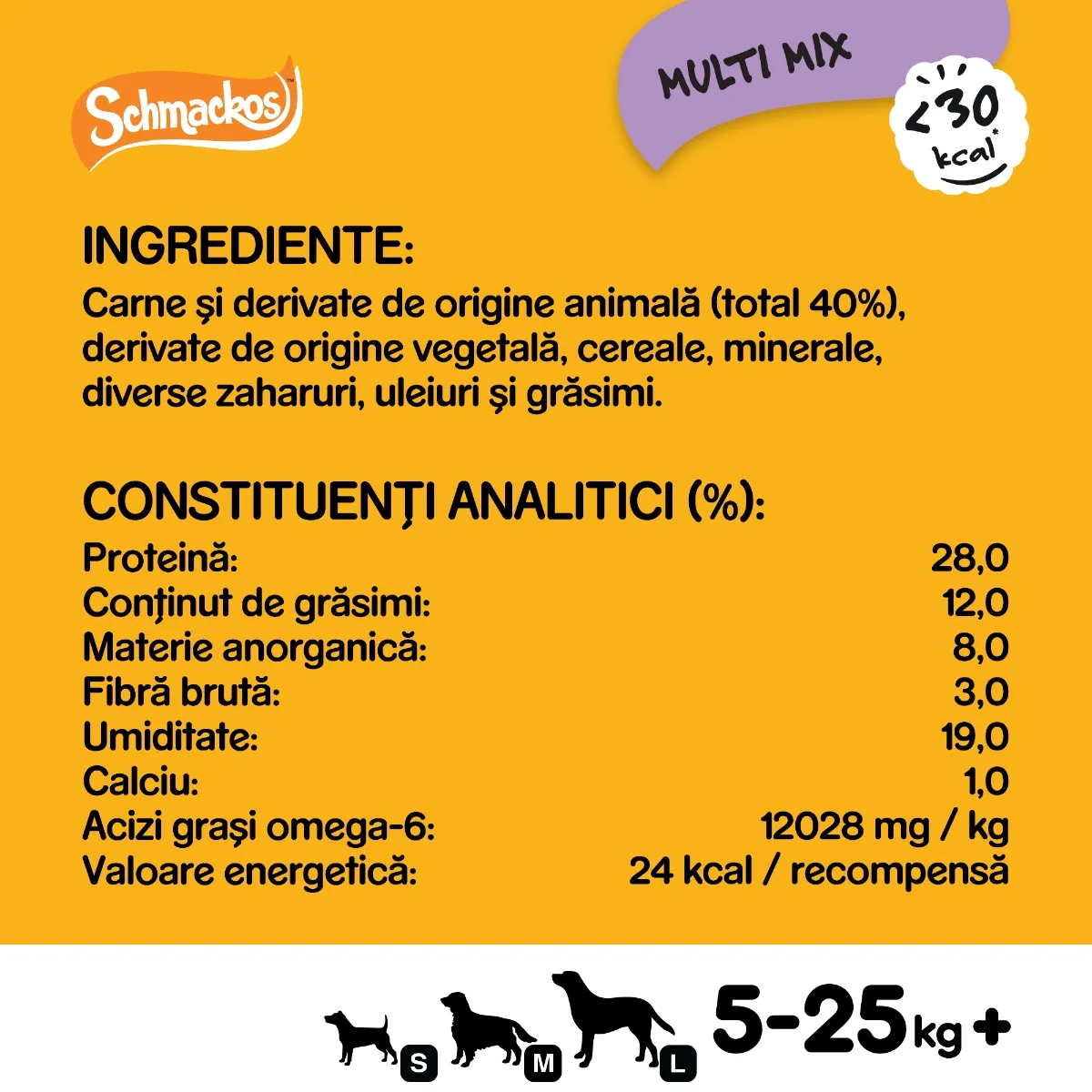 Recompense pentru Câine Adult, PEDIGREE Schmackos, Multi Mix, Pasăre, Miel și Vită, 46g, 5 bucăți [5]