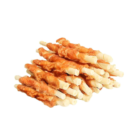 Câini - Recompense pentru Câine Adult, 4DOG GOODIES Classic, Piele Presată și Pui, 1kg