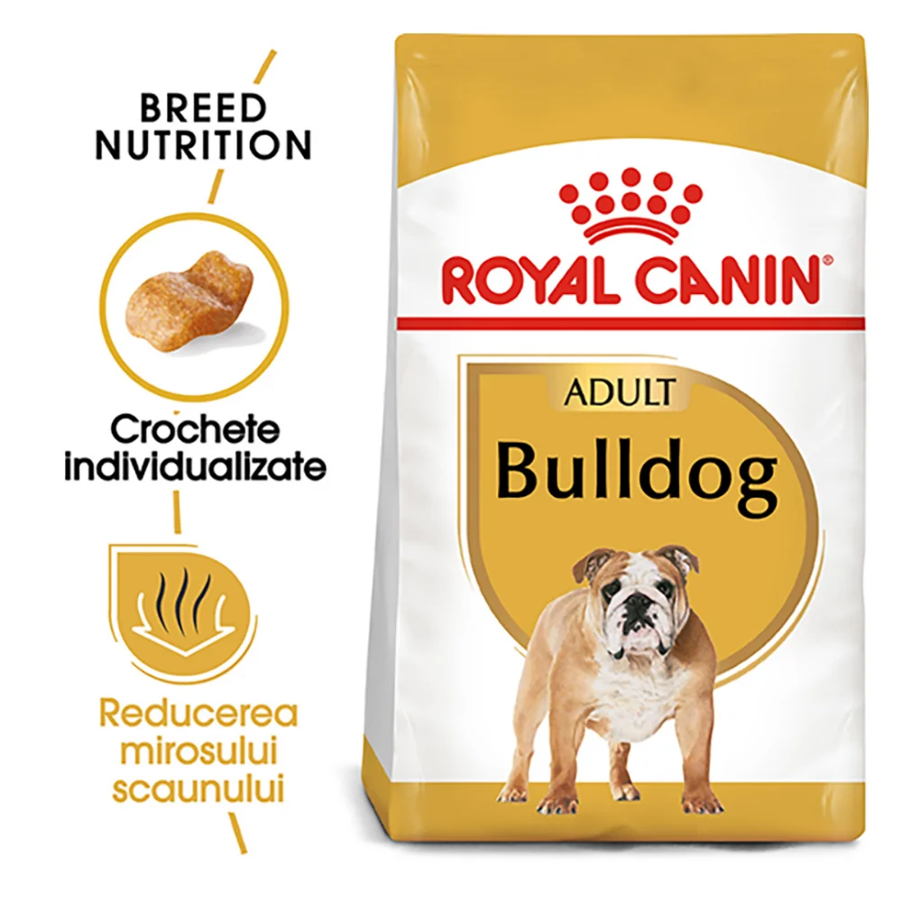 Câini - ROYAL CANIN Bulldog Adult, hrană uscată câine, 3kg