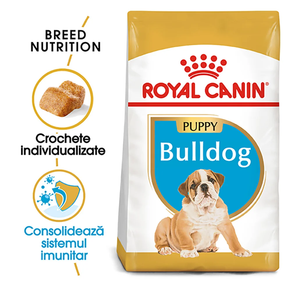 ROYAL CANIN Bulldog Puppy, hrană uscată câine junior, 3kg