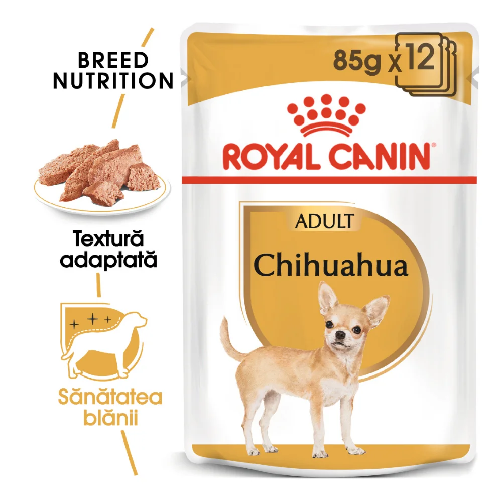 Câini - ROYAL CANIN Chihuahua Adult, hrană umedă câine (pate), 12x85g
