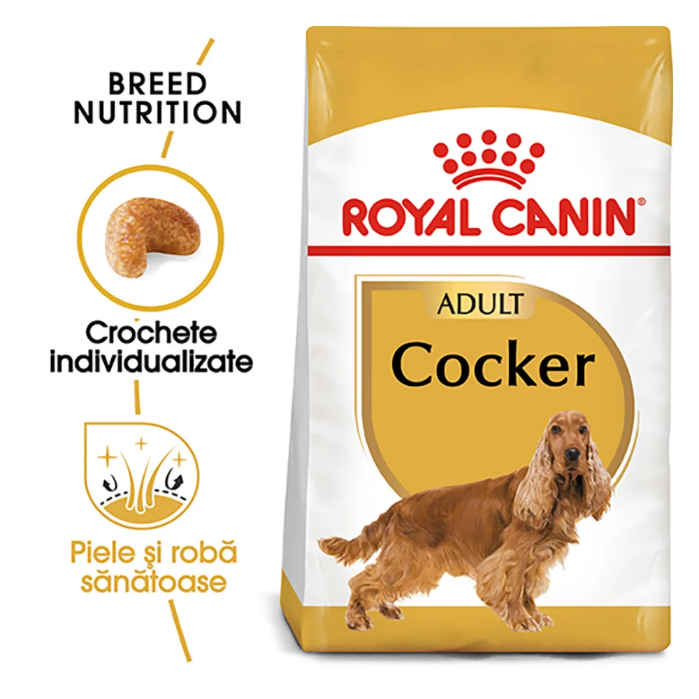 Câini - ROYAL CANIN Cocker Adult, hrană uscată câine, 3kg