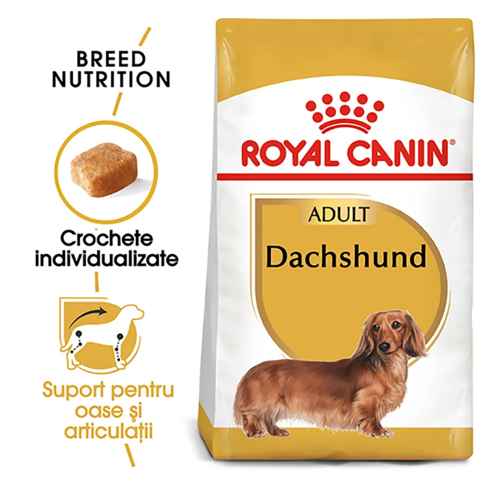 Câini - ROYAL CANIN Dachshund Adult, hrană uscată câine Teckel, 1,5kg
