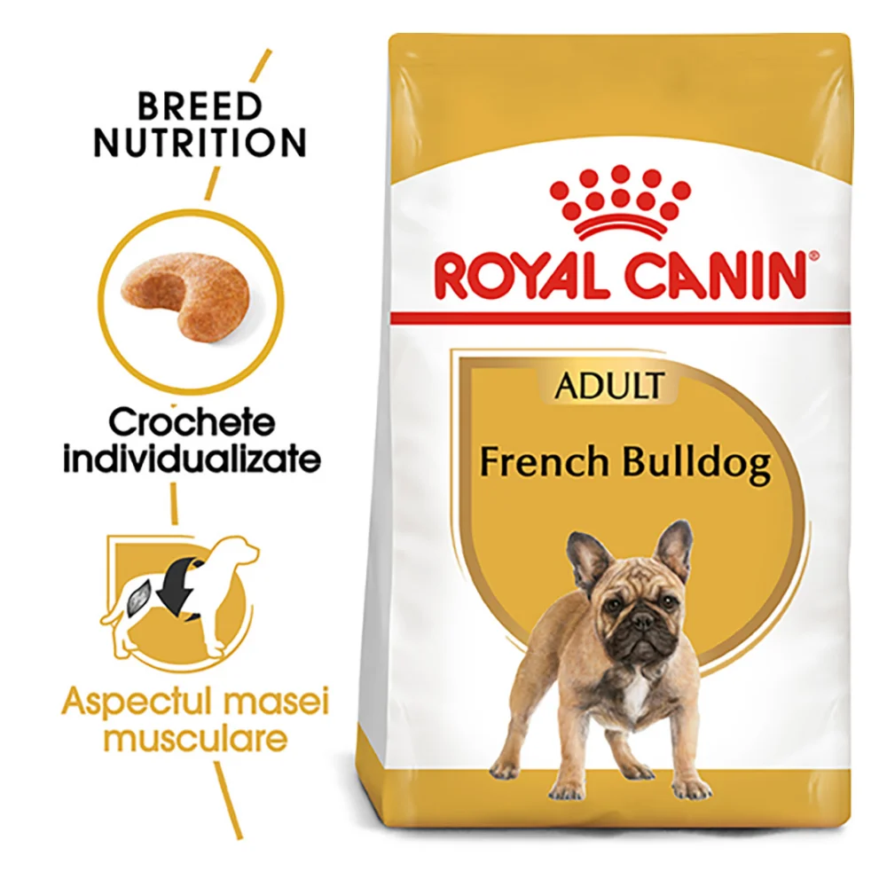 Câini - ROYAL CANIN French Bulldog Adult, hrană uscată câine, 3kg