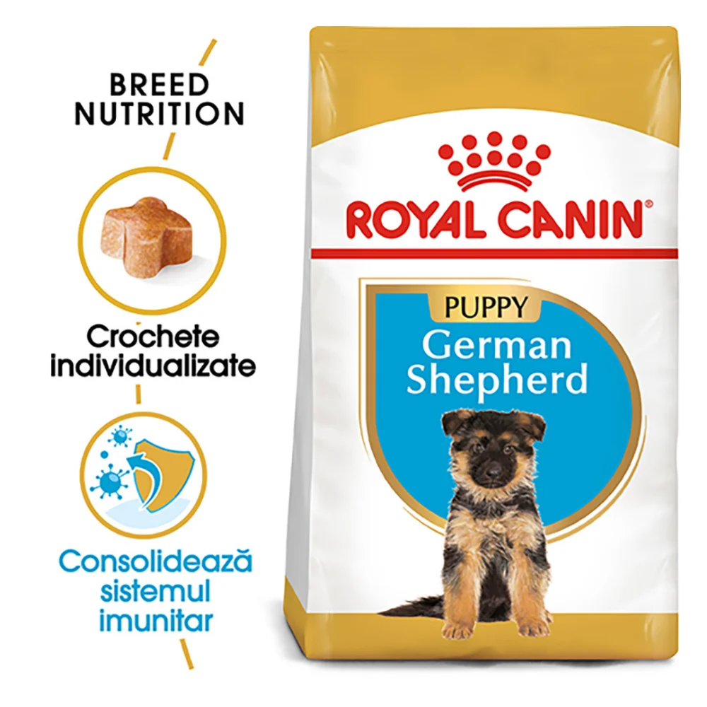 Câini - ROYAL CANIN German Shepherd Puppy, hrană uscată câine junior Ciobănesc German, 12kg