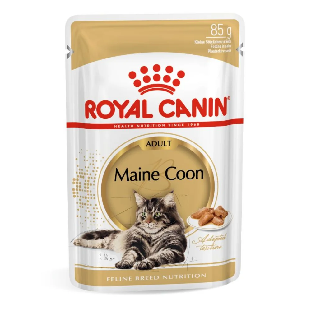 ROYAL CANIN Maine Coon Adult, hrană umedă pisică (în sos), 12x85g [1]