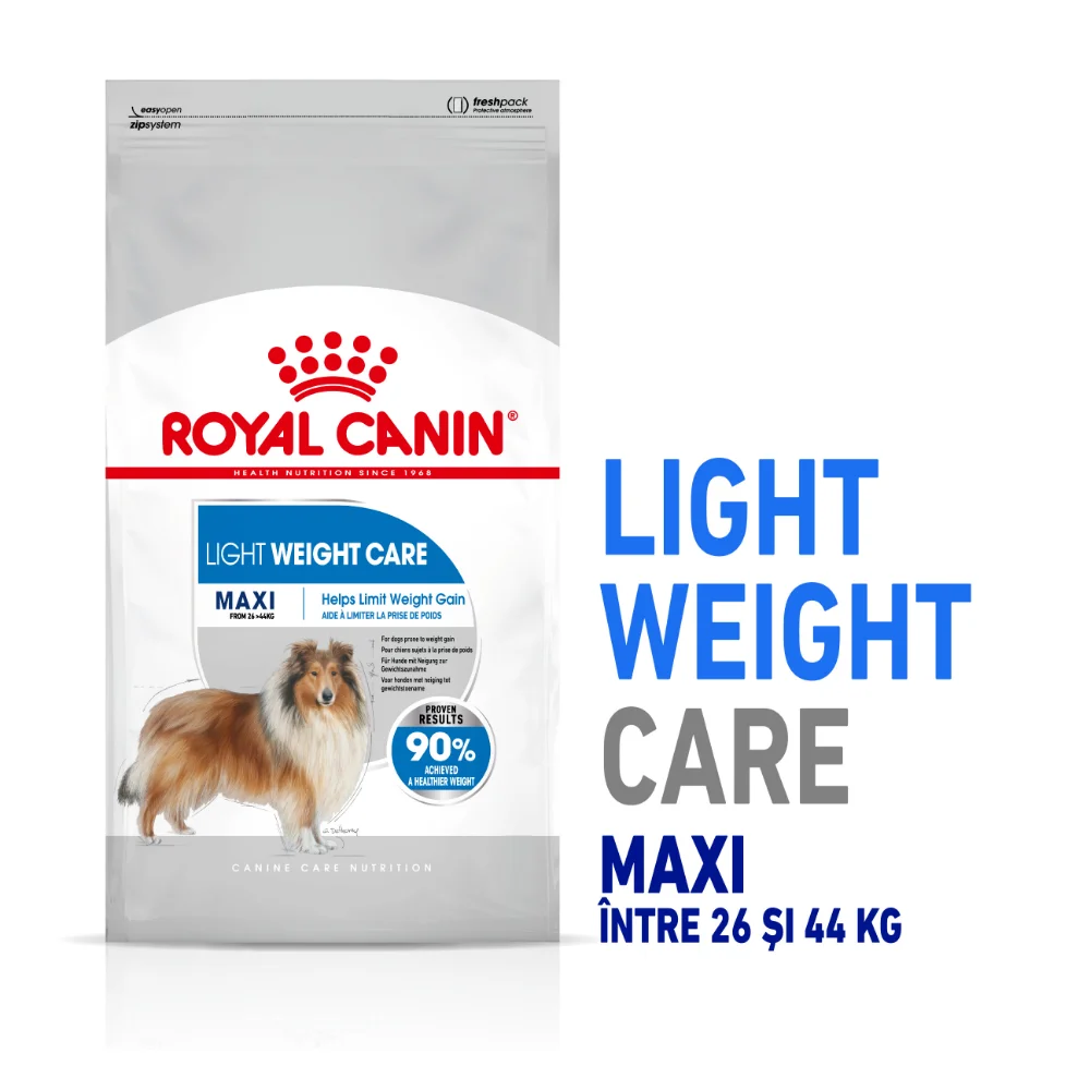 Câini - ROYAL CANIN Maxi Light Weight Care Adult, hrană uscată câine, limitarea creșterii în greutate, 12kg