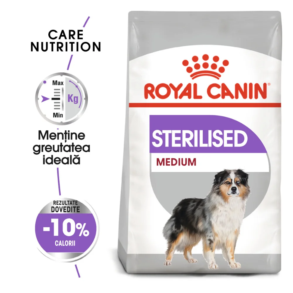 Câini - ROYAL CANIN Medium Sterilised Adult, hrană uscată câine sterilizat, 12kg