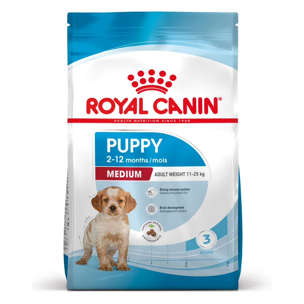 ROYAL CANIN Medium Puppy, hrană uscată câine junior, 10kg [1]
