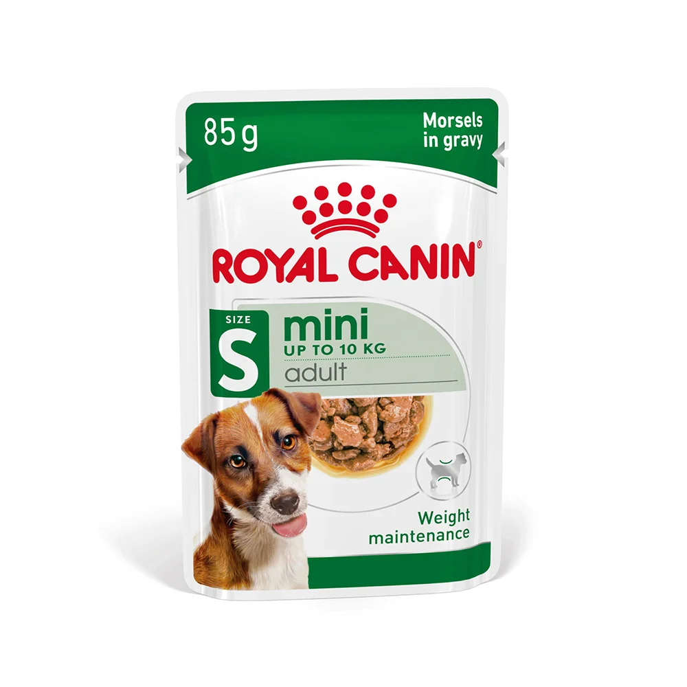 Câini - ROYAL CANIN Mini Adult, hrană umedă câine (în sos), 12x85g