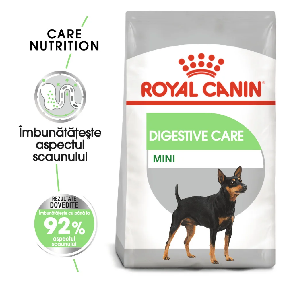 Câini - ROYAL CANIN Mini Digestive Care, hrană uscată câine, confort digestiv, 3kg