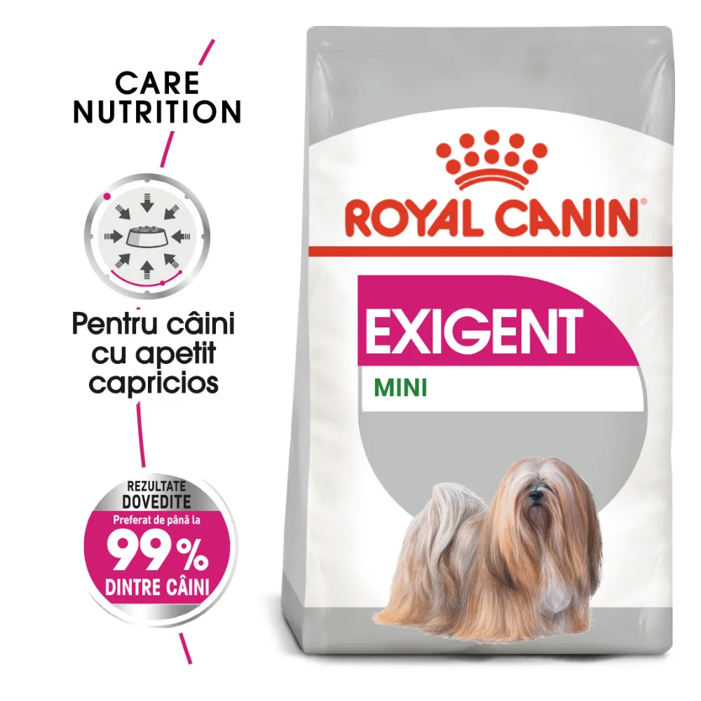 Câini - ROYAL CANIN Mini Exigent, hrană uscată câine, apetit capricios, 1kg