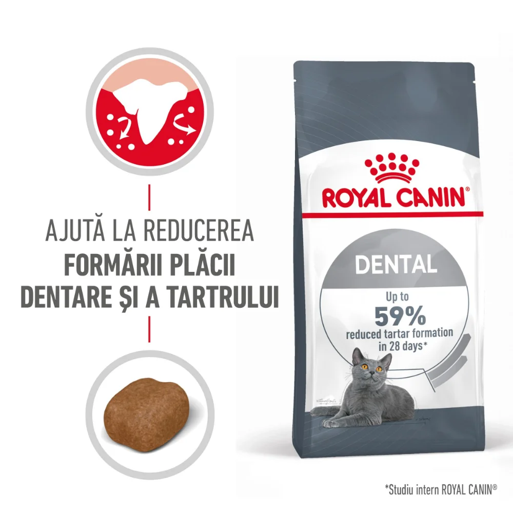 Pisică Adult - ROYAL CANIN Oral Care Adult, hrană uscată pisică, reducerea formării tartrului, 1,5kg