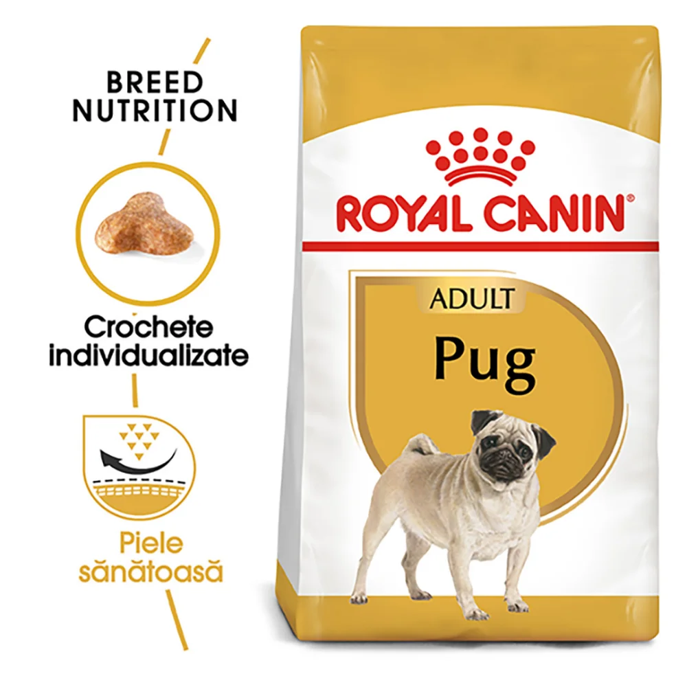 Câini - ROYAL CANIN Pug Adult, hrană uscată câine, 1,5kg