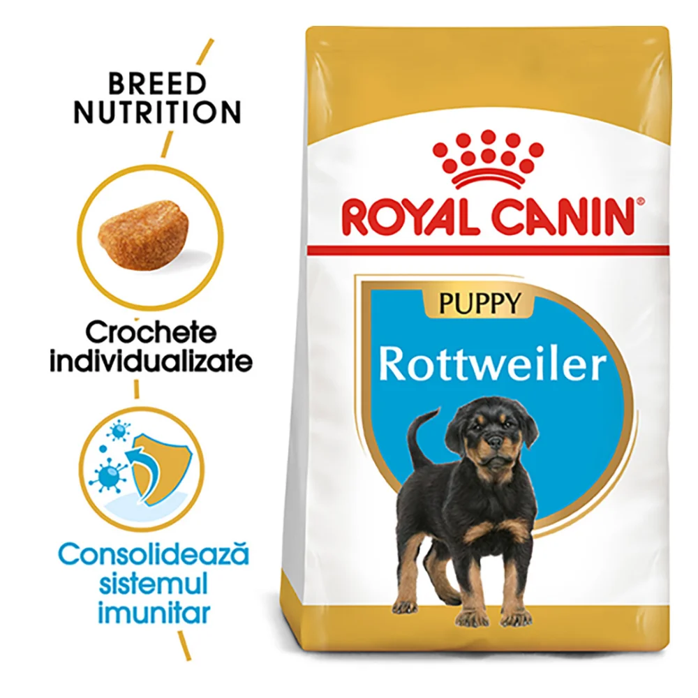 Câine Junior - ROYAL CANIN Rottweiler Puppy, hrană uscată câine junior, 12kg