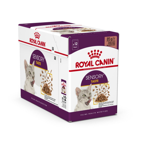 ROYAL CANIN Sensory Taste, hrană umedă pisică, stimularea gustului (în sos), 12x85g [2]