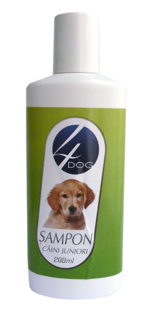 Șampoane Câini - Sampon Caini 4DOG Junior 200ml
