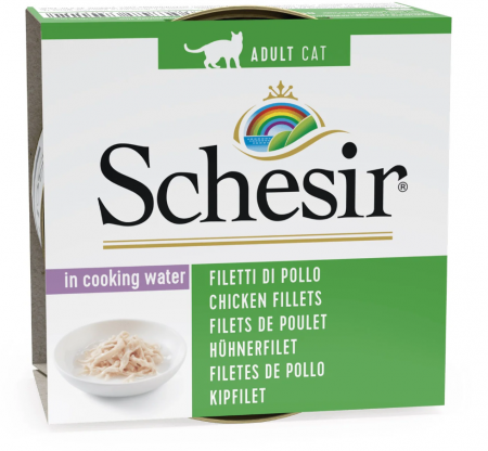 Pisici - Hrană Umedă Pisică Adult, SCHESIR, Conservă, Pui File, 85g