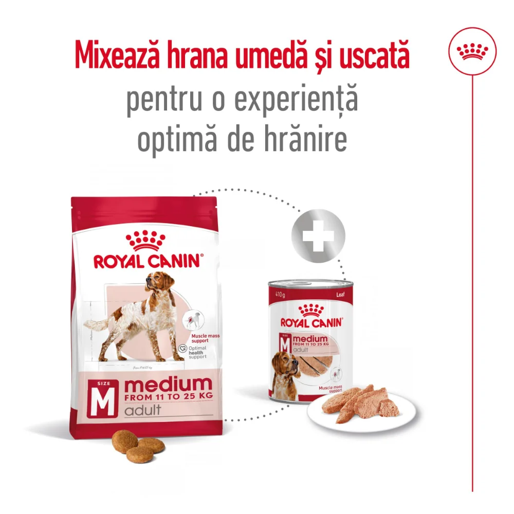 ROYAL CANIN Medium Adult, hrană uscată câine, 12kg [11]