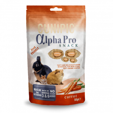 Rozătoare - Snack CUNIPIC Alpha Pro Morcov 50g