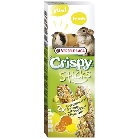 Rozătoare - Sticks Chinchilla si Porcusori VERSELE-LAGA Citrice 2x55g