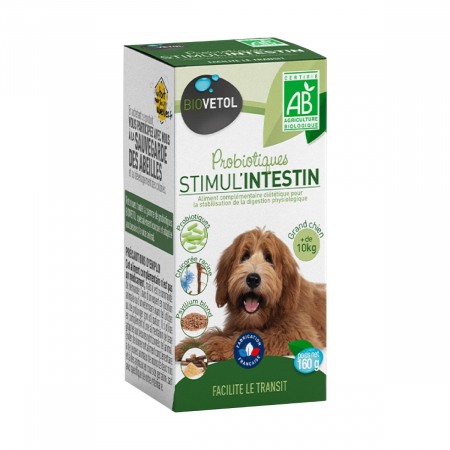 Stimul intestin probiotic Bio Caini Talie Mare 160gr