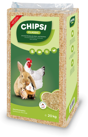 Așternut Igienic Rozătoare - Talaș pentru Animale, CHIPSI, Classic, 60L
