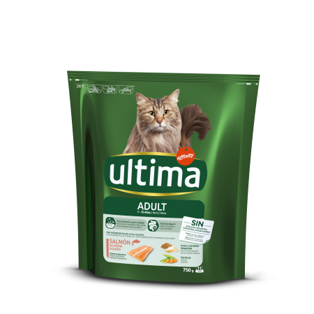 Pisică Adult - Hrană Uscată Pisică Adult, ULTIMA, Somon, 750g