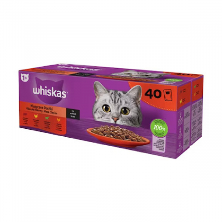 Hrana Umeda Pisici WHISKAS Selectii Clasice 40x85g [1]
