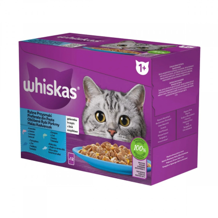 Hrana Umeda Pisici WHISKAS Selectii Peste in Aspuc 12x85g [2]
