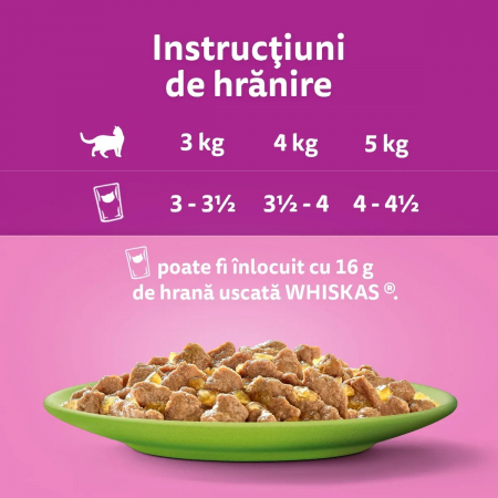 Hrana Umeda Pisici WHISKAS Selectii Mixte in Aspic 40x85g [3]