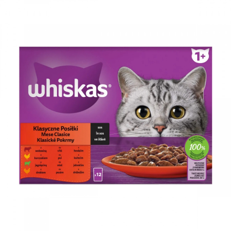 Hrana Umeda Pisici WHISKAS Selectii Clasice 12x85g [1]