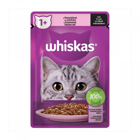 Hrana Umeda Pisici WHISKAS Somon 85g [1]