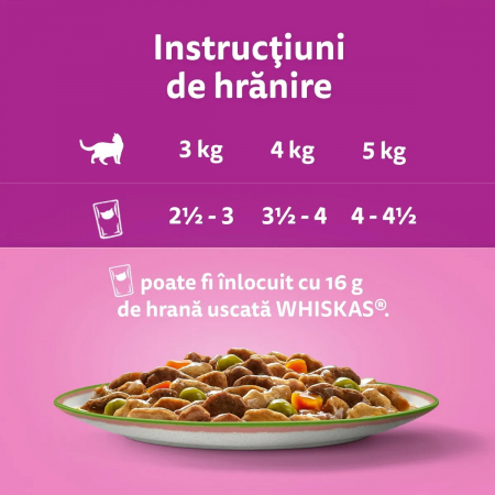 Hrana Umeda Pisici WHISKAS Tasty Mix Chef's Choice in Sos 4x85g [3]