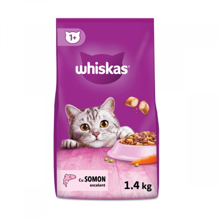Pisică Adult - Hrana Uscata Pisici WHISKAS Adult Somon 1,4kg